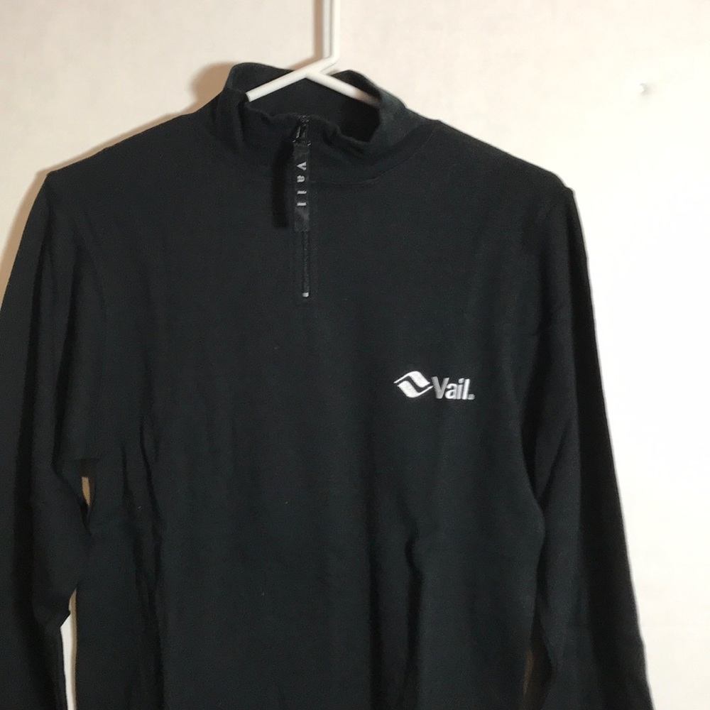 Zip mock neck